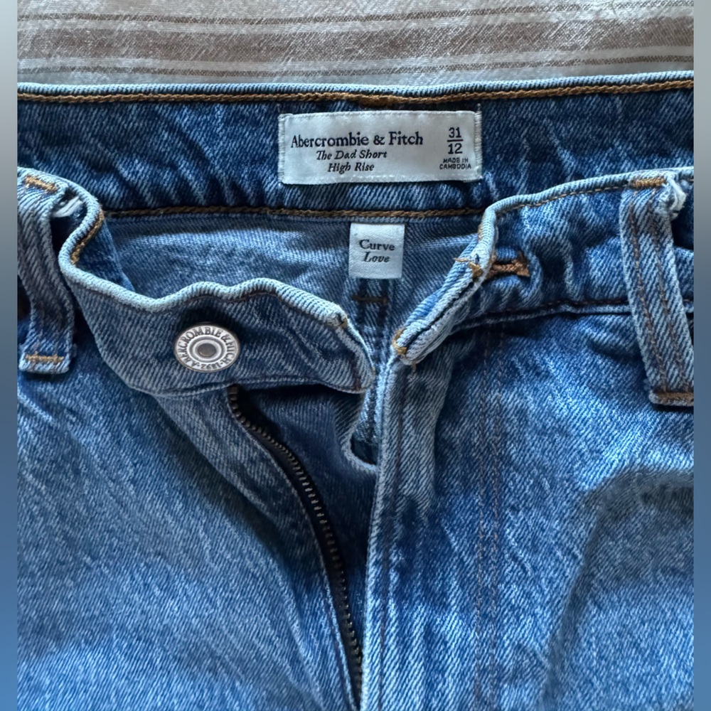 Abercrombie Curve Love The Dad Short High Rise 31/12